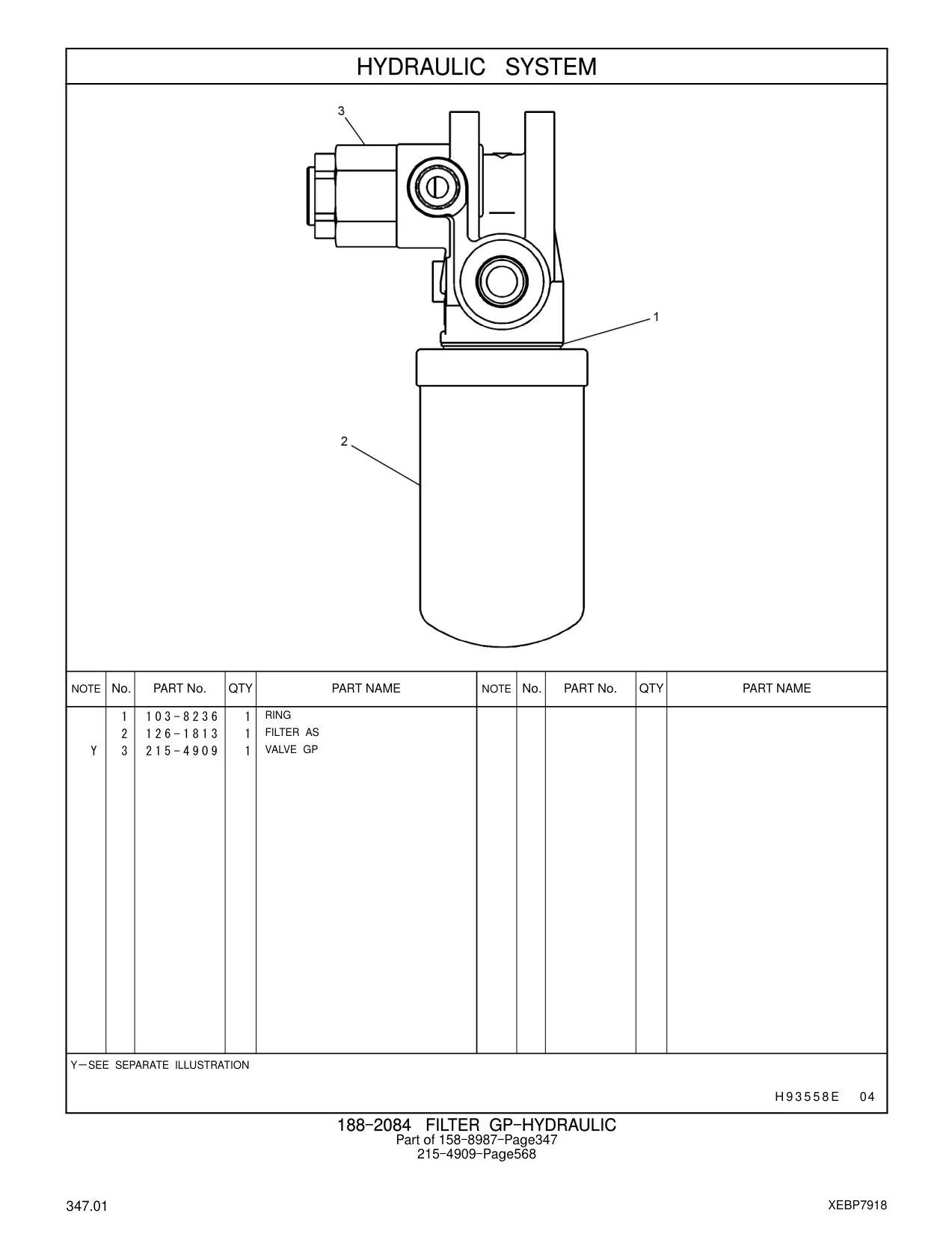 215-4909 - VALVE GP