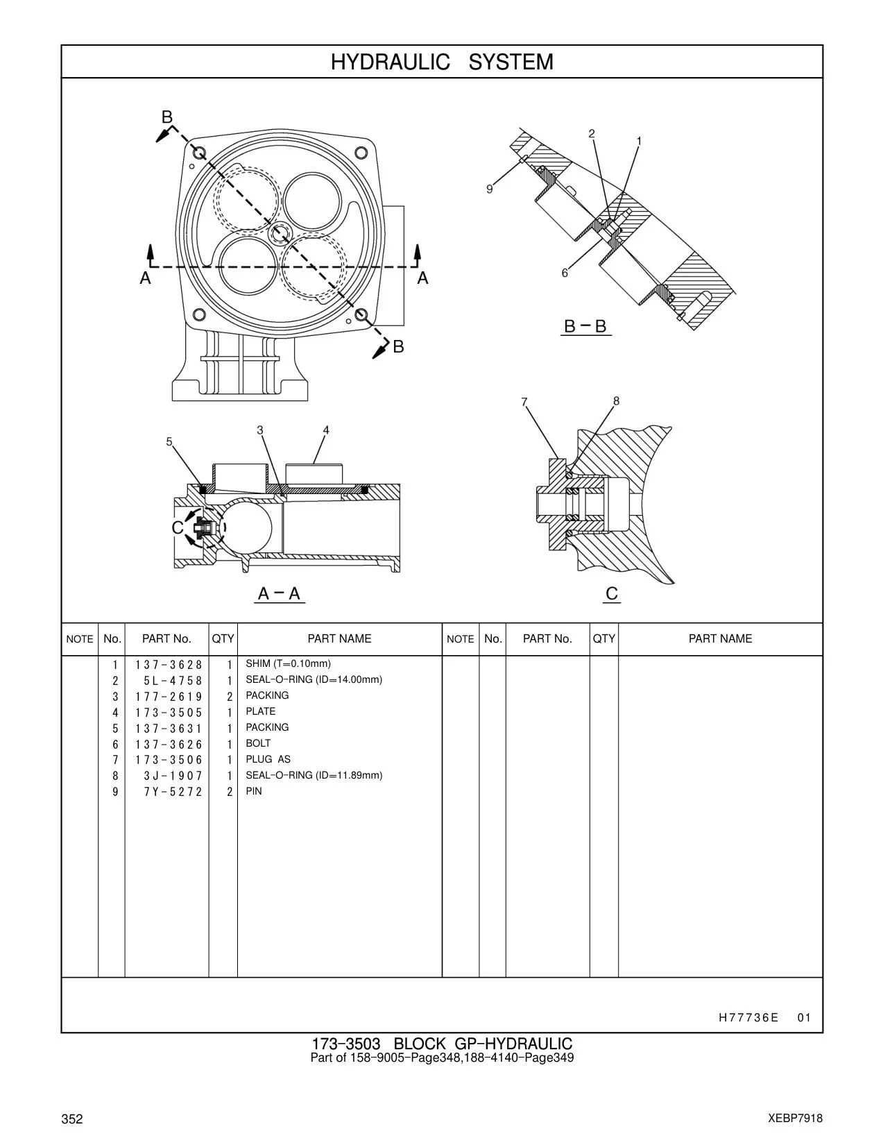 5L-4758 - SEAL-O-RING (ID=14.00mm)