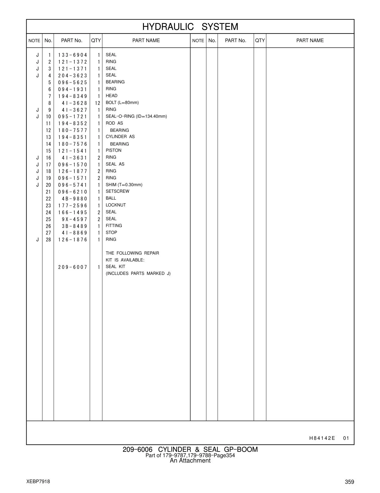 094-1931 RING CAT parts manual diagram