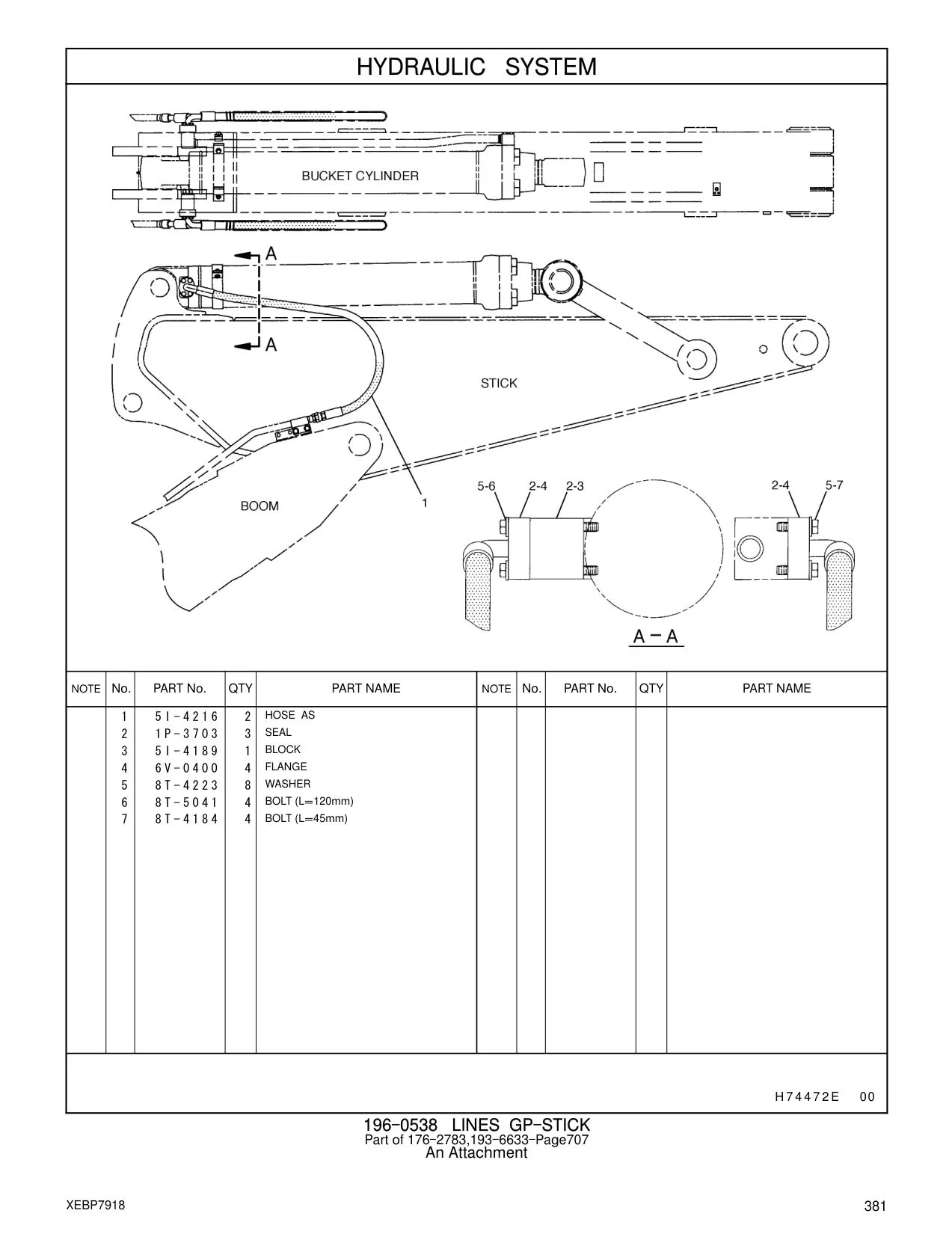 8T-5041 - BOLT (L=120mm)