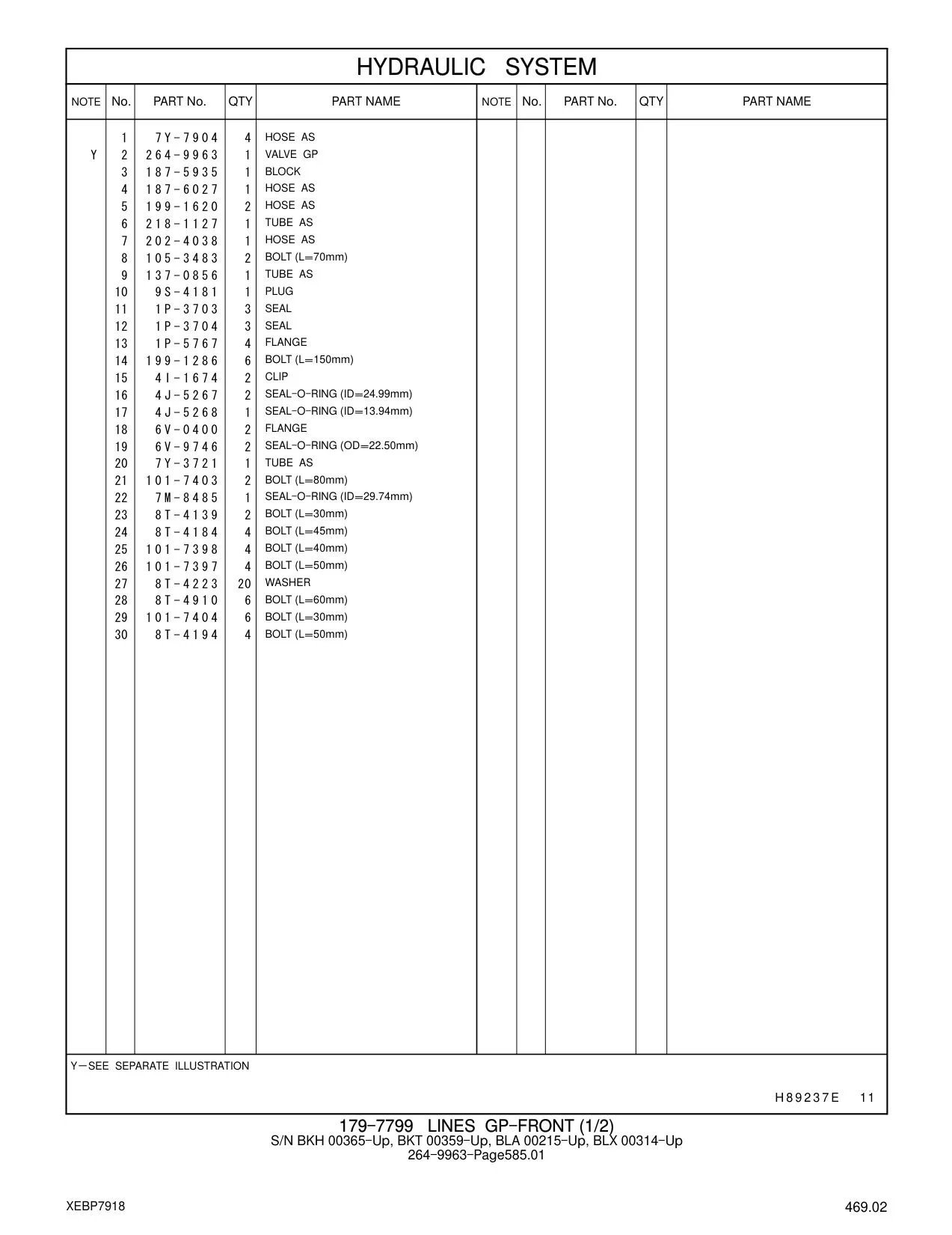 264-9963 VALVE GP CAT parts manual diagram