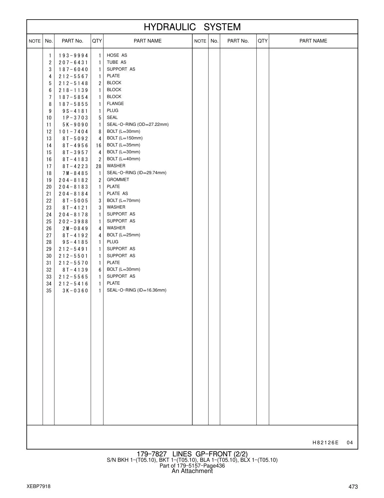 8T-5092 - BOLT (L=150mm)