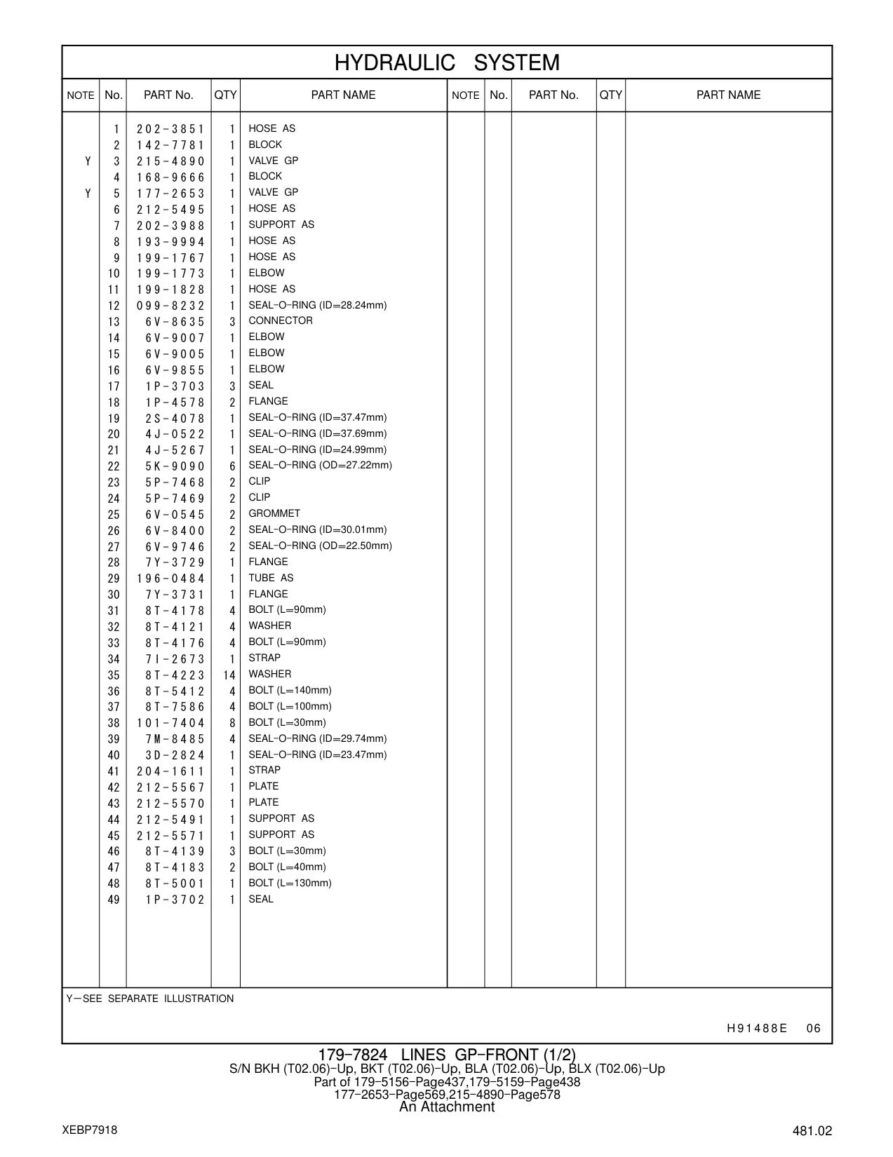 8T-4178 - BOLT (L=90mm)