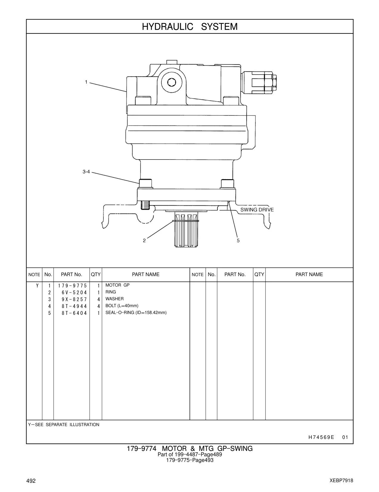 179-9775 MOTOR GP CAT parts manual diagram