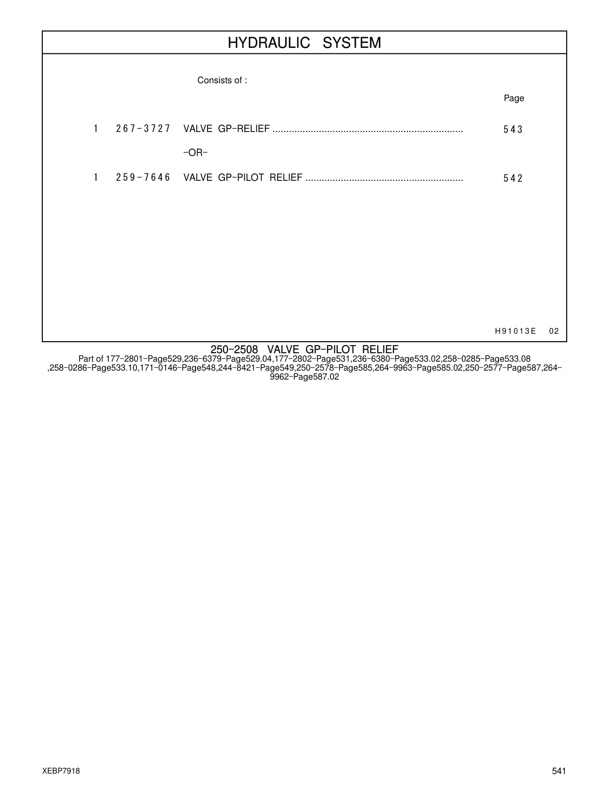 259-7646 - VALVE GP-PILOT RELIEF