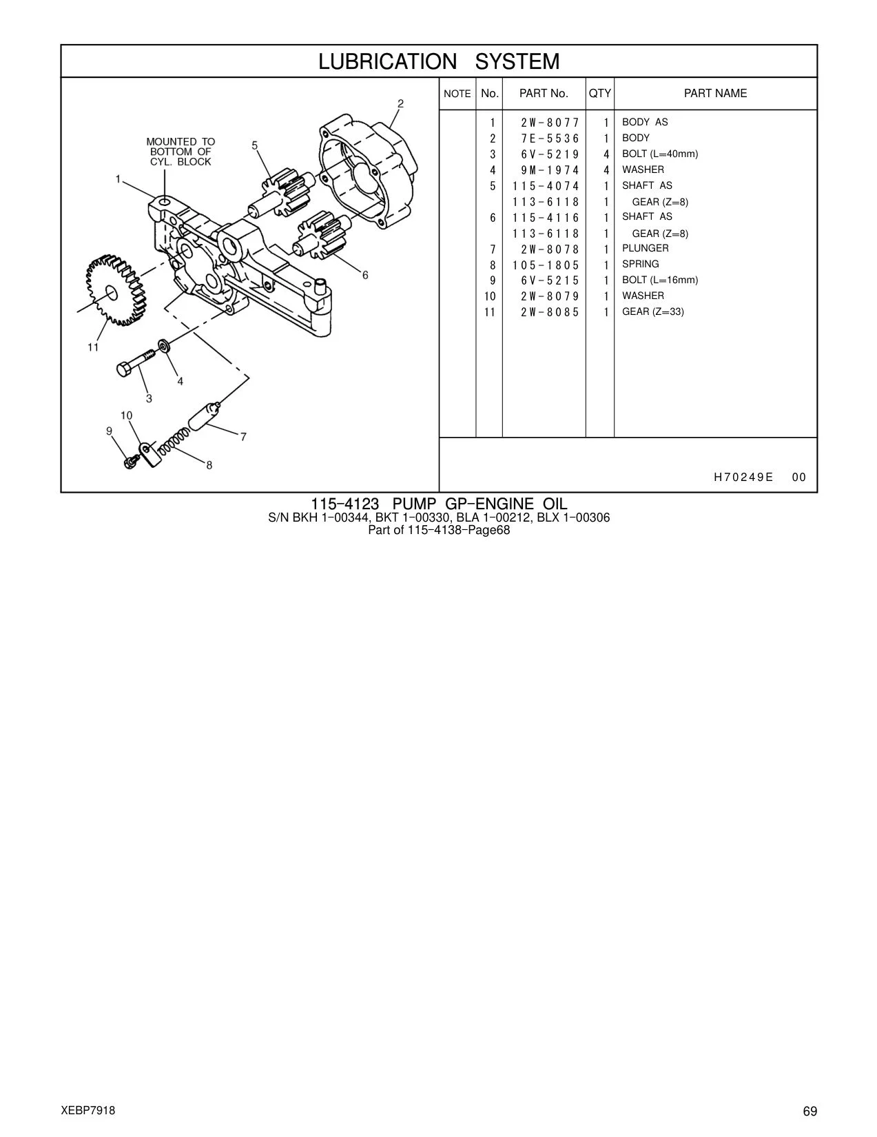 2W-8077 - BODY AS