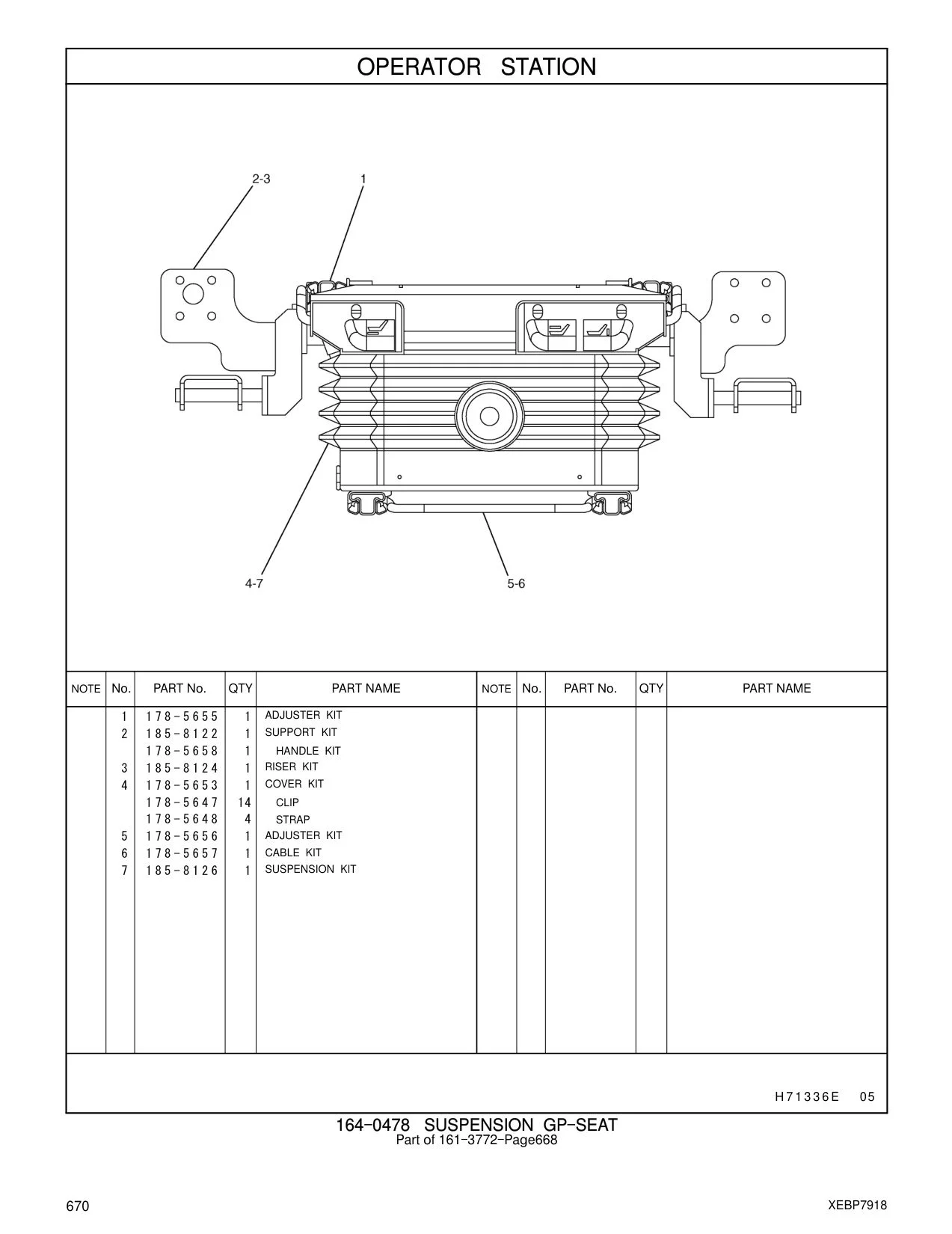 178-5655 - ADJUSTER KIT