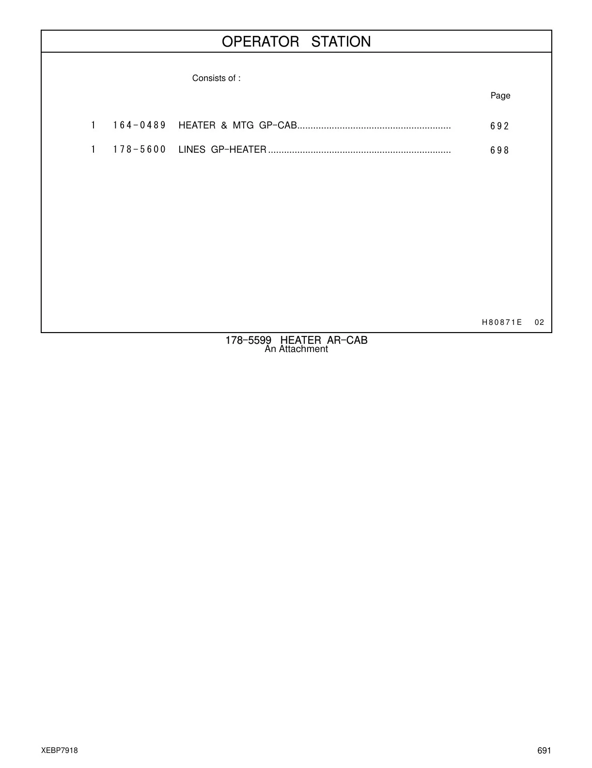 178-5600 - LINES GP-HEATER