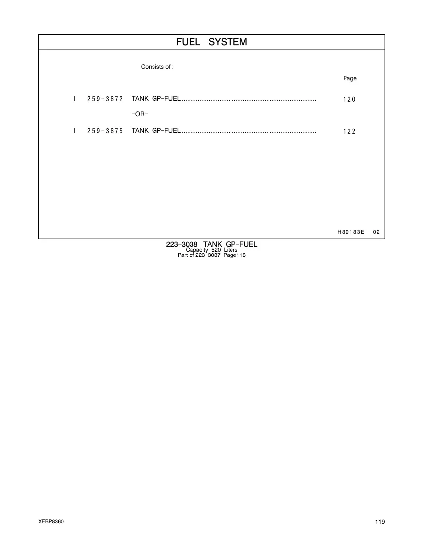 259-3872 - TANK GP-FUEL