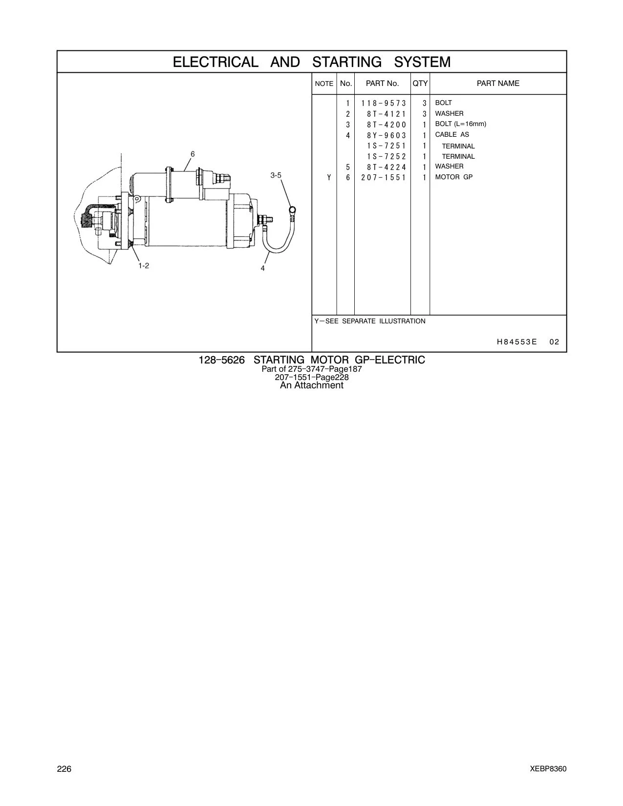 8Y-9603 - CABLE AS