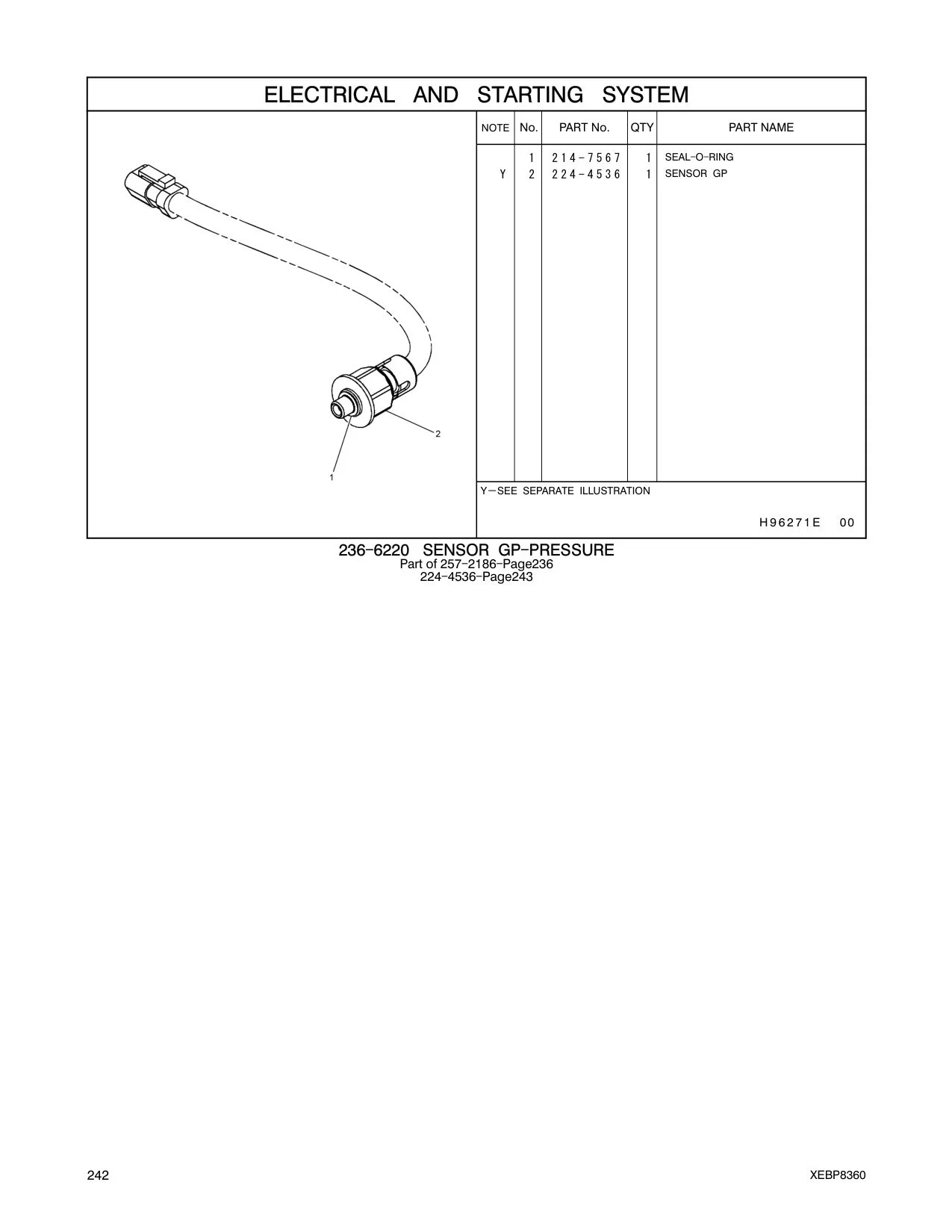 224-4536 - SENSOR GP