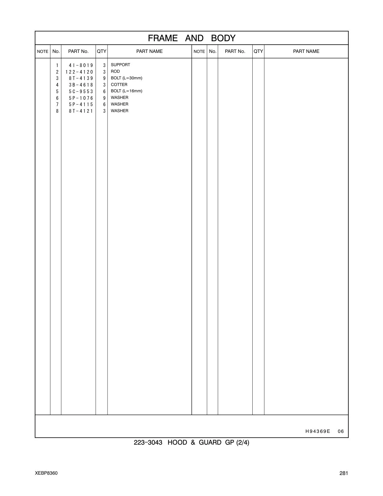3B-4618 - COTTER