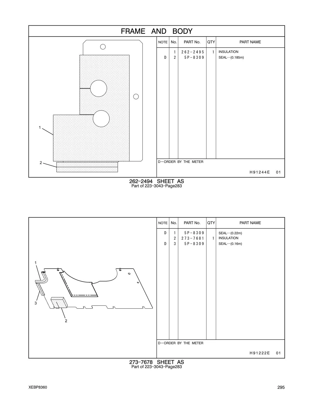 262-2495 - INSULATION