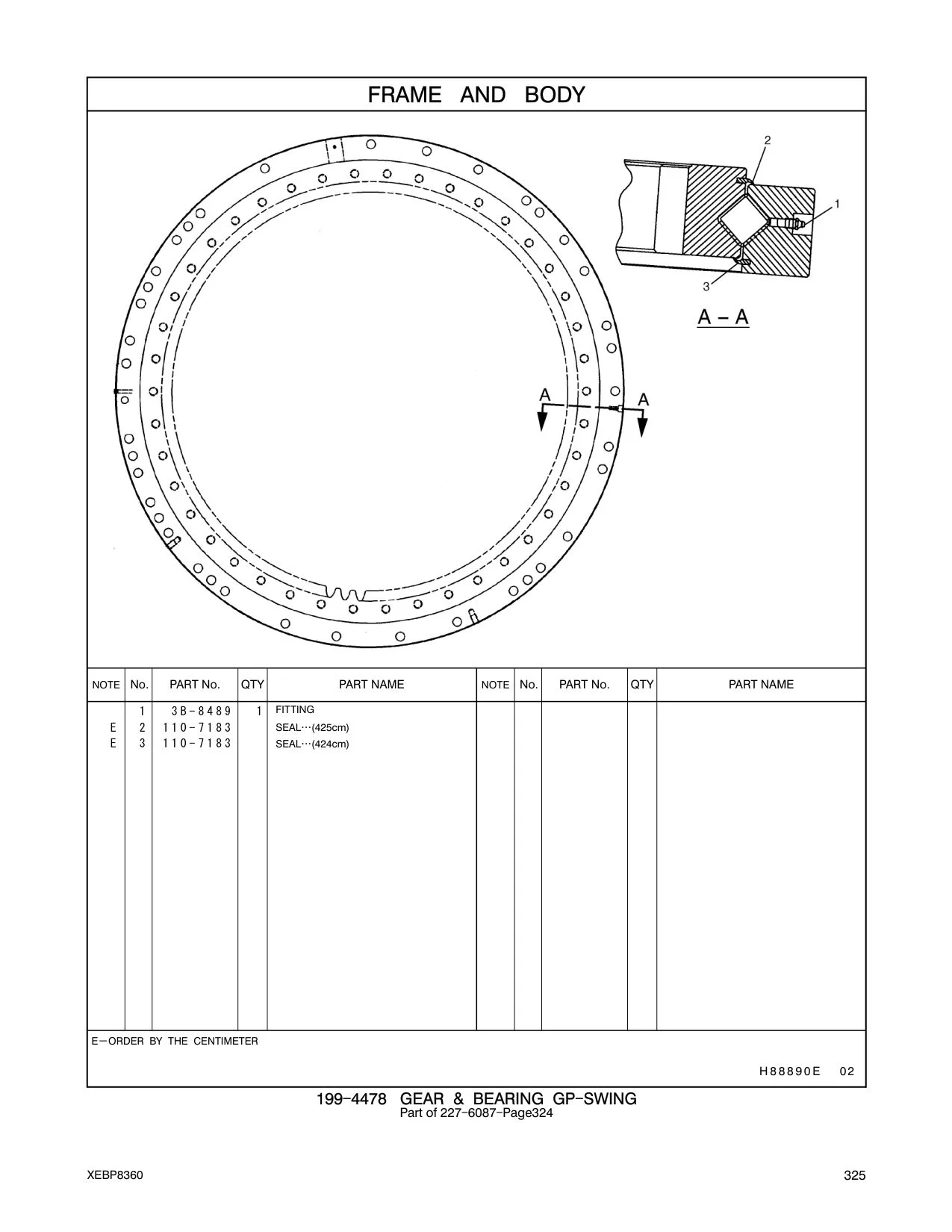110-7183 - SEAL (425cm)