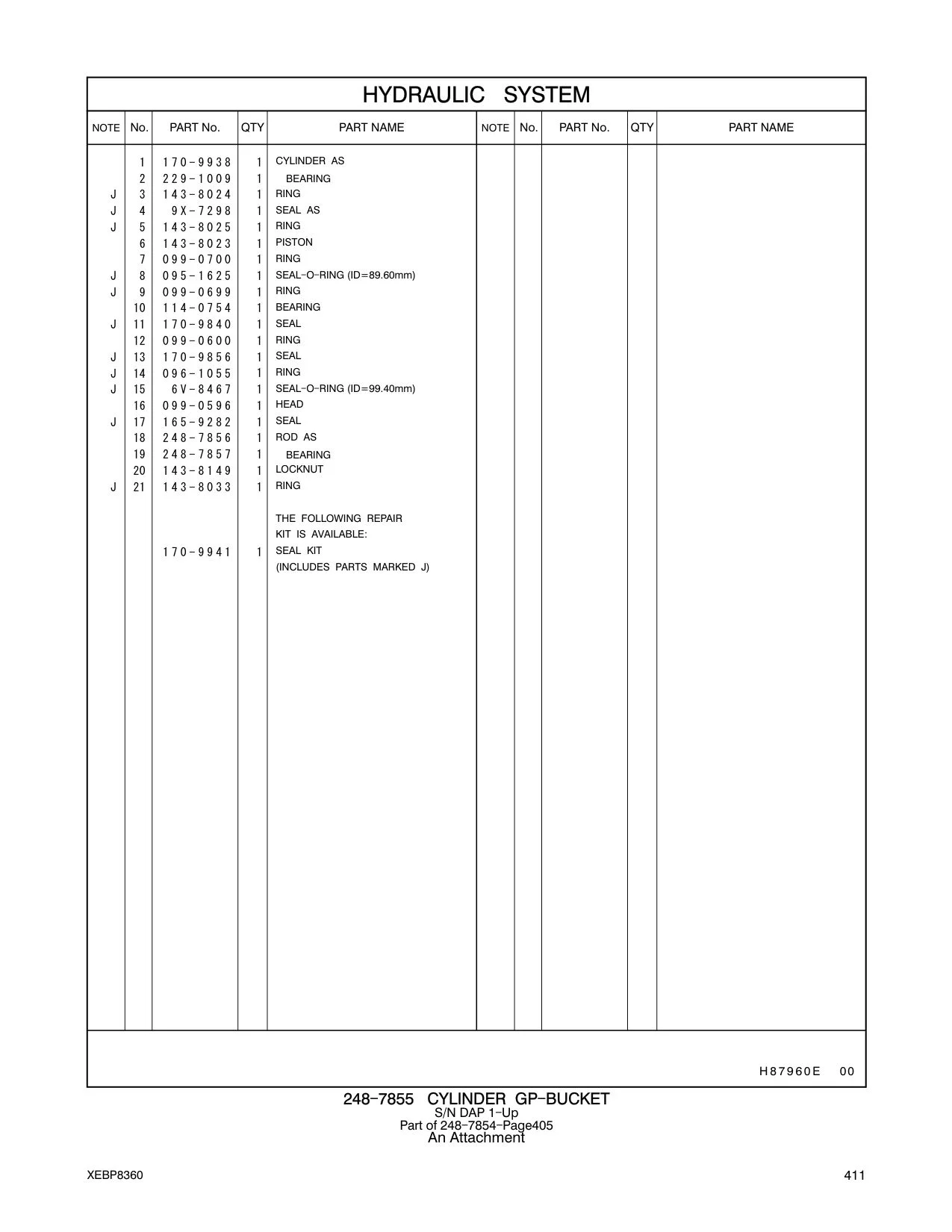 248-7856 ROD AS CAT parts manual diagram