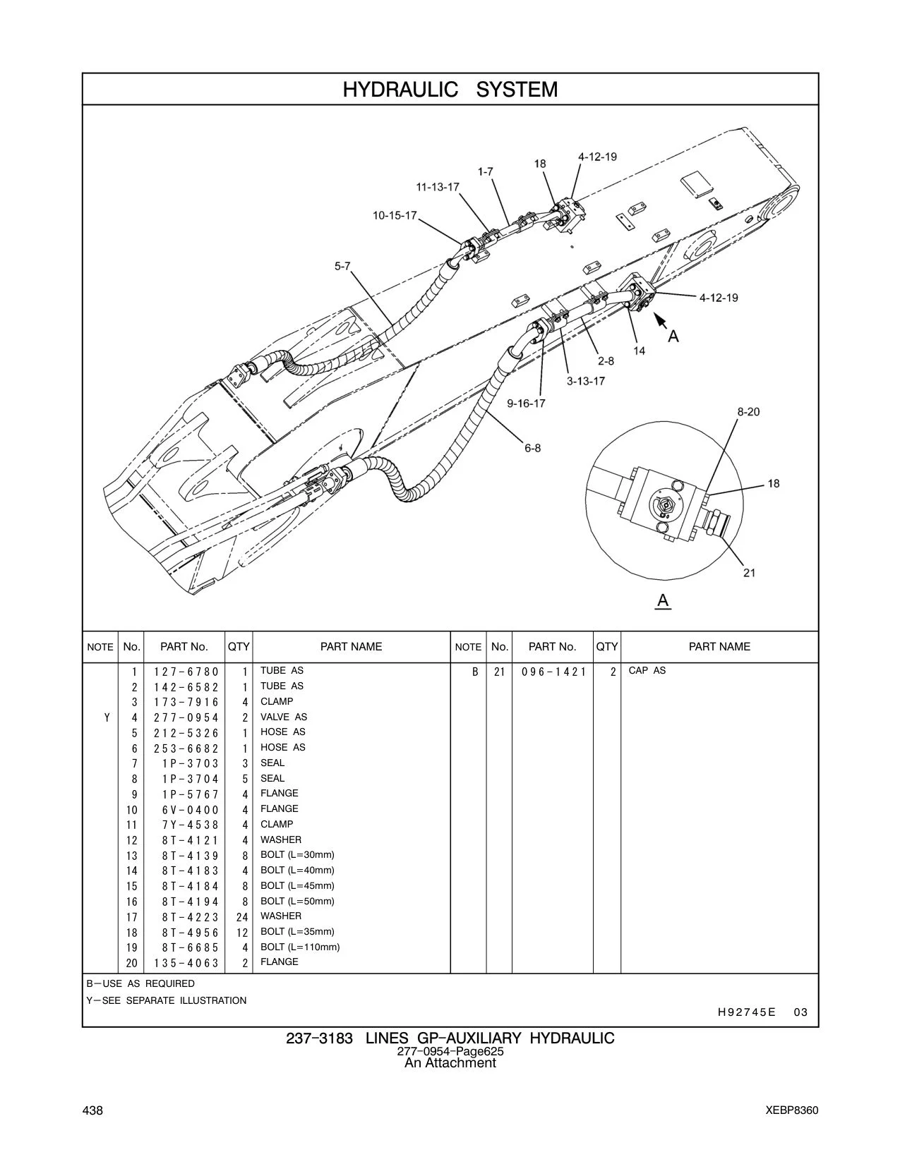 253-6682 HOSE AS CAT parts manual diagram