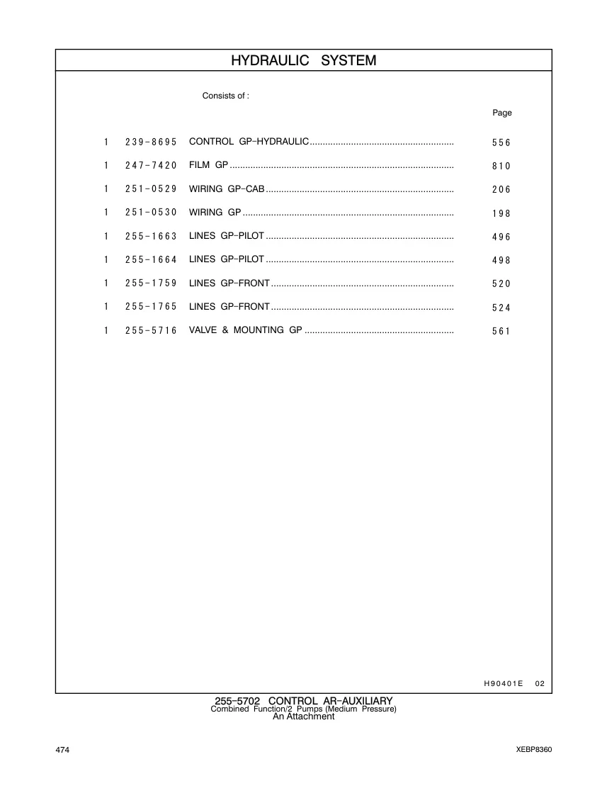 255-1664 - LINES GP-PILOT