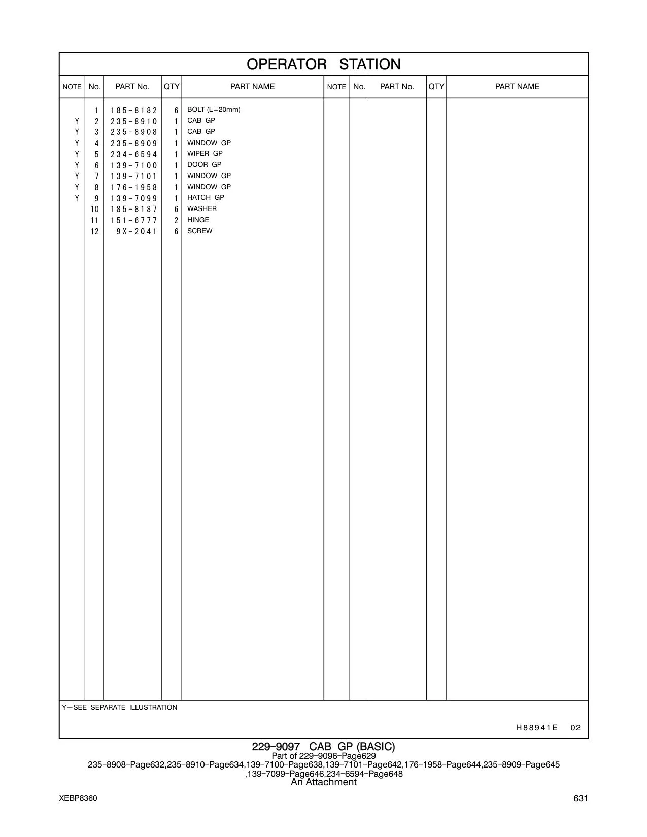 139-7099 - HATCH GP
