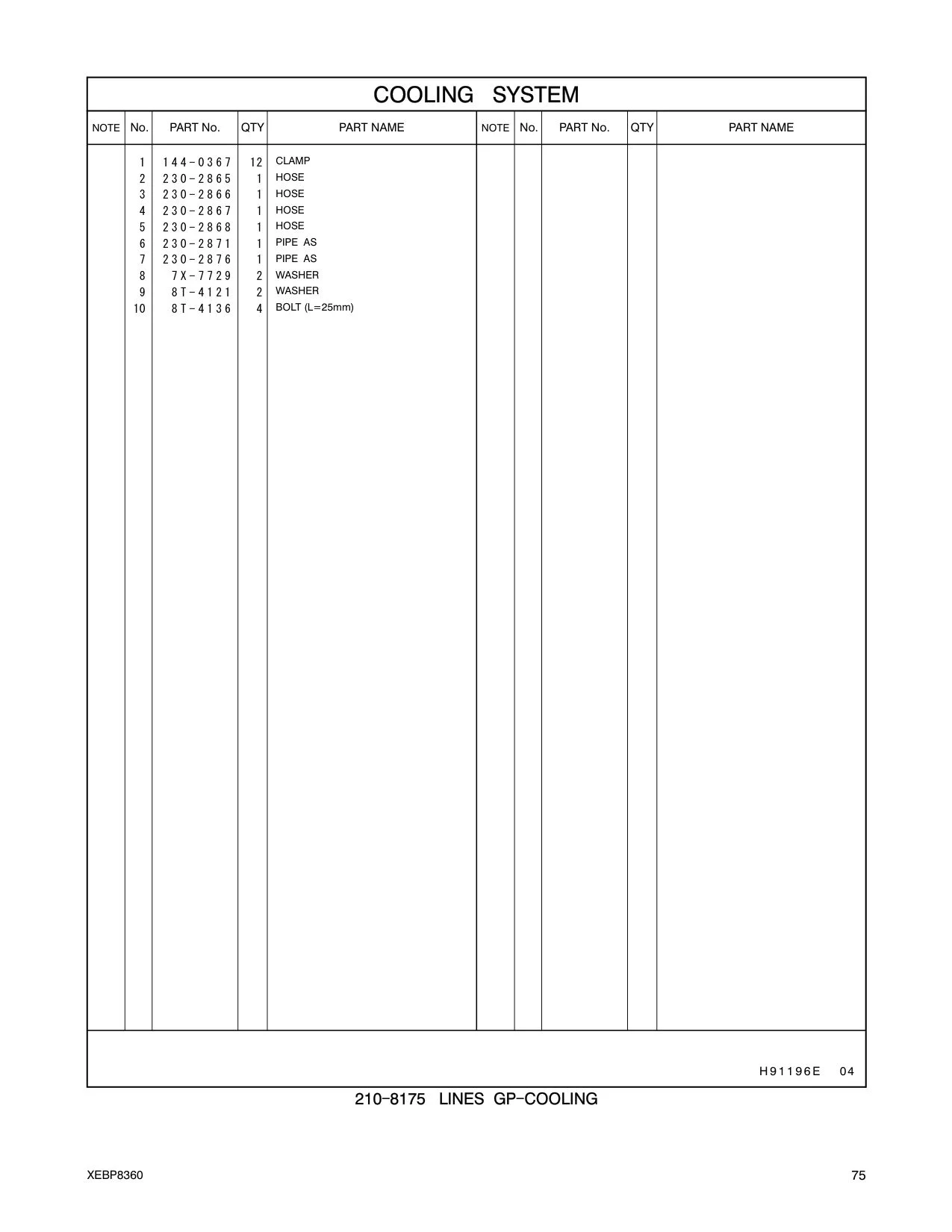 230-2868 - HOSE