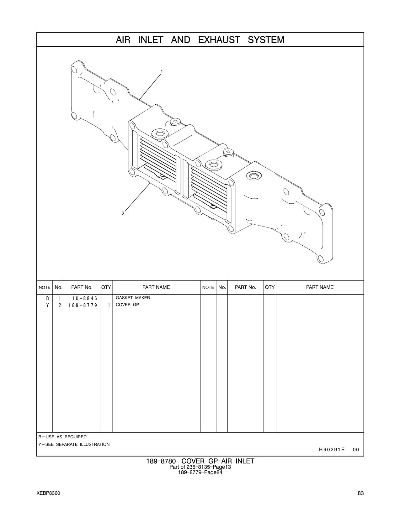189-8779 - COVER GP