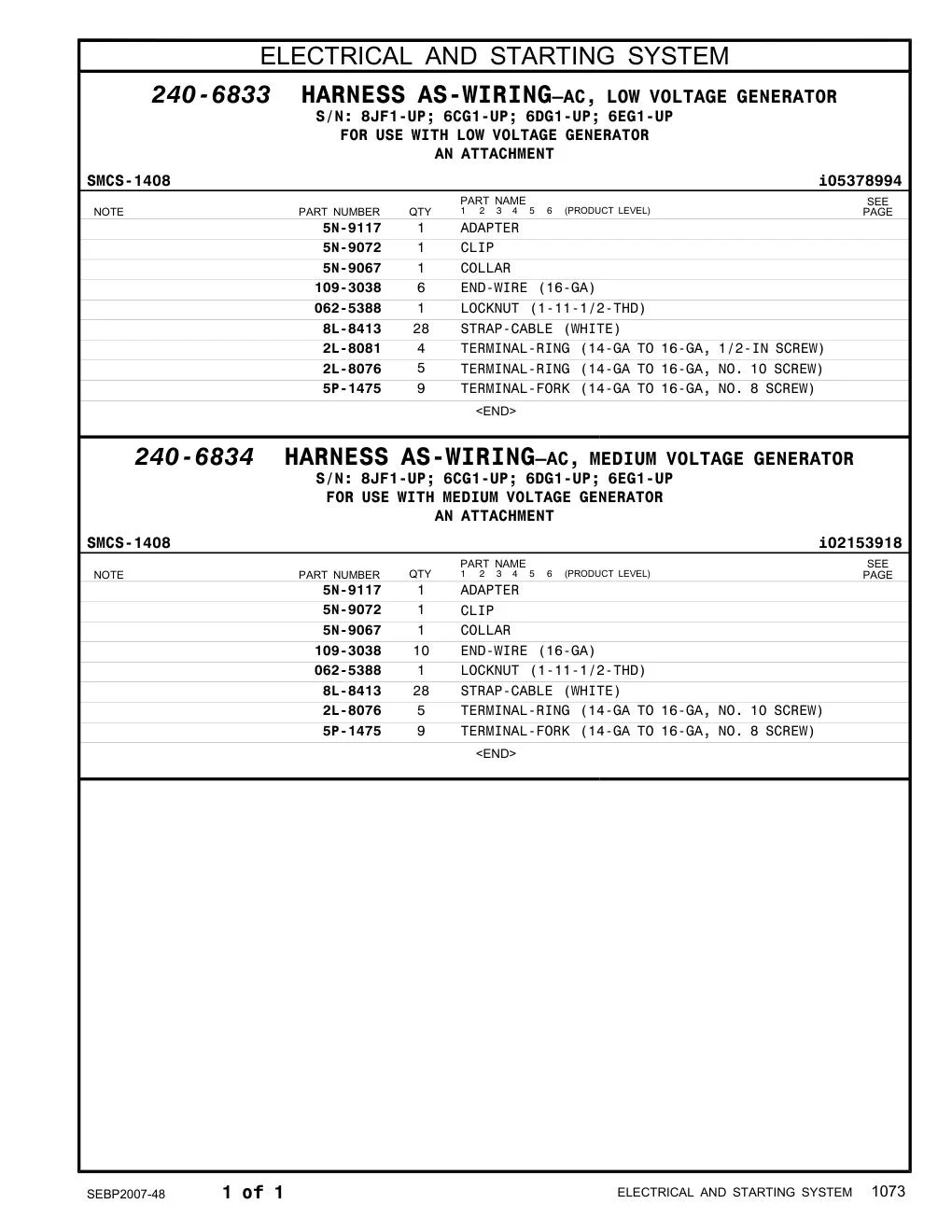 2L-8081 - TERMINAL-RING (14-GA TO 16-GA, 1/2-IN SCREW)