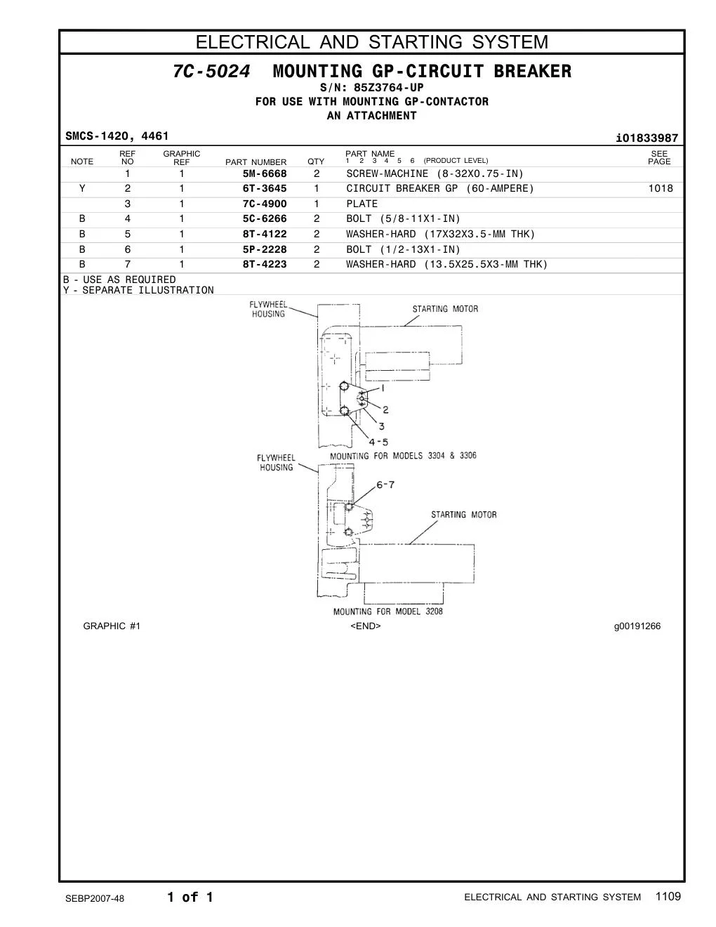 5P-2228 - BOLT (1/2-13X1-IN)