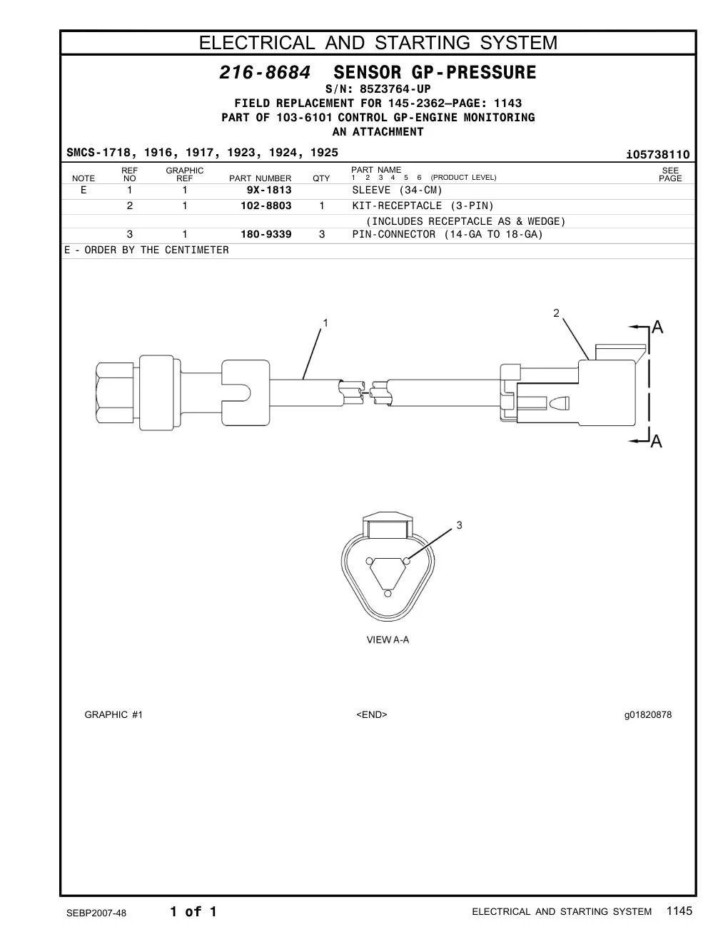 180-9339 - PIN-CONNECTOR (14-GA TO 18-GA)