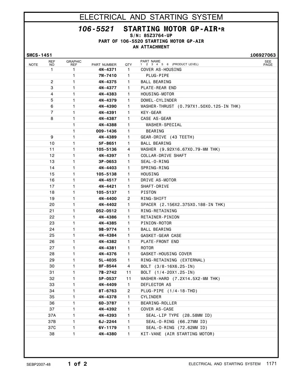9B-9774 - BALL BEARING