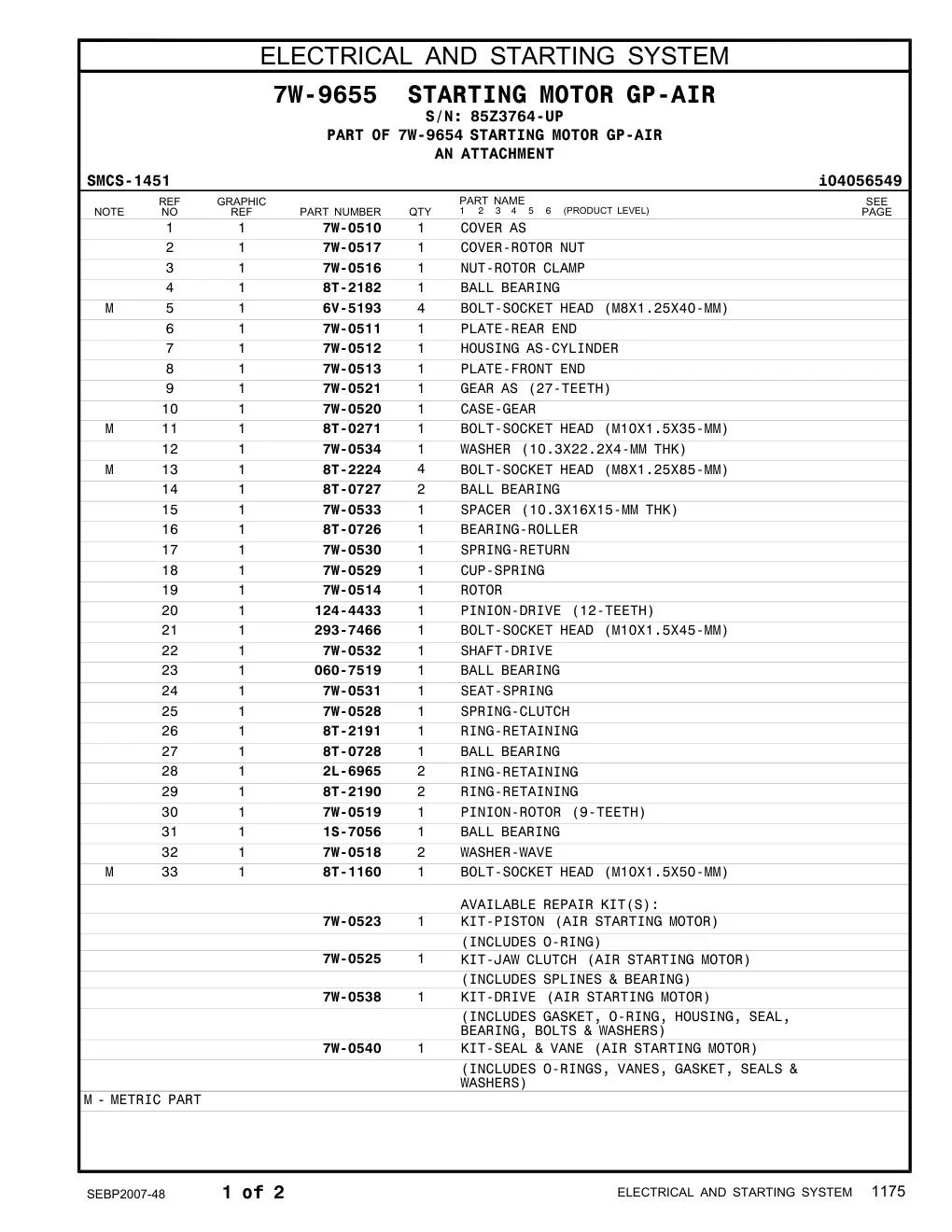 7W-0531 - SEAT-SPRING