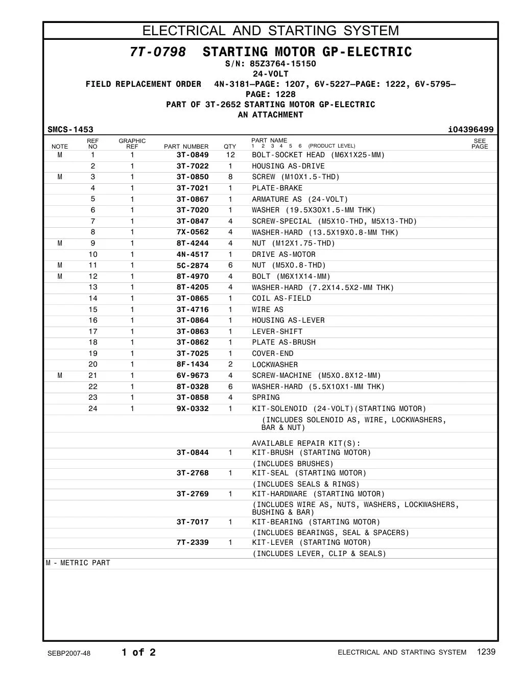 9X-0332 - KIT-SOLENOID