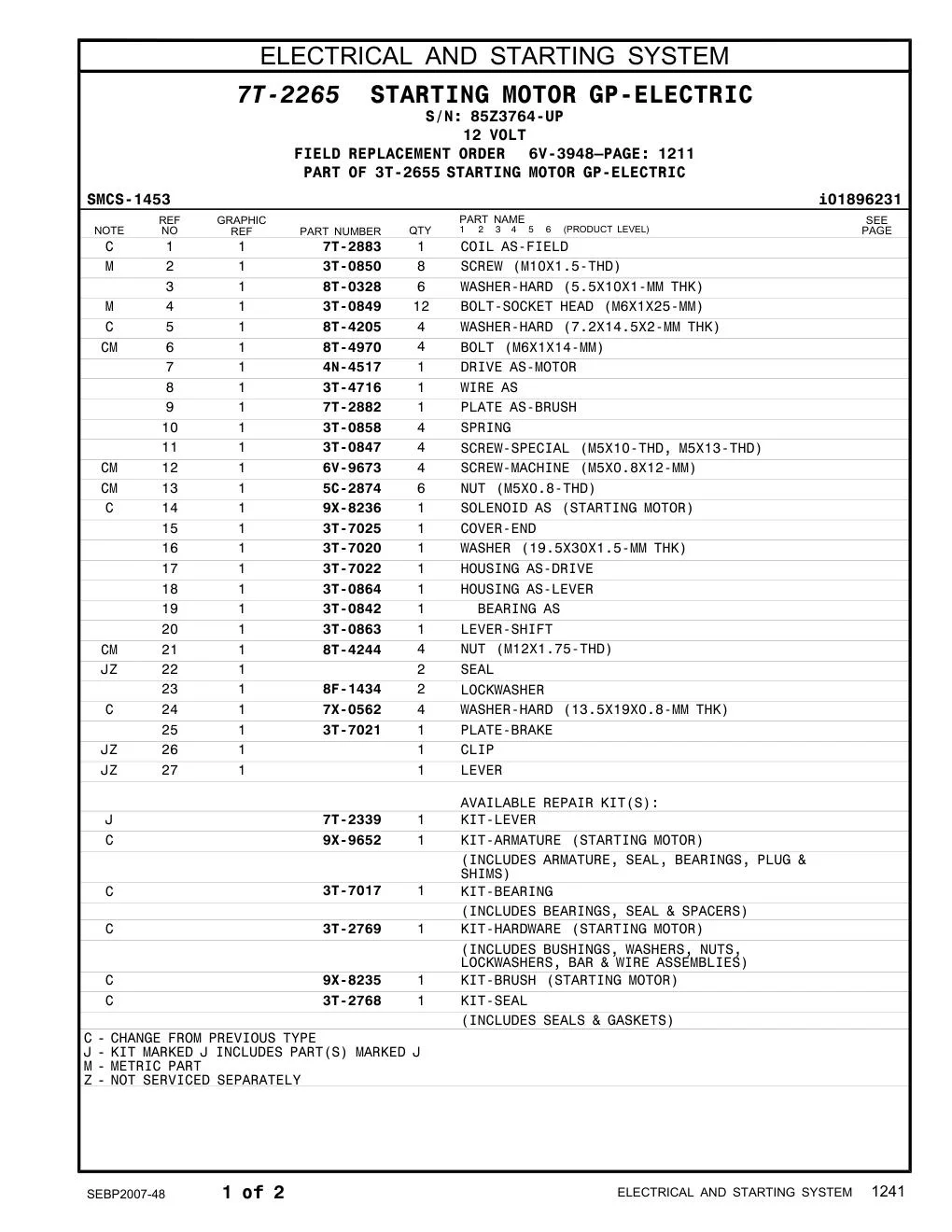 7T-2882 - PLATE AS-BRUSH