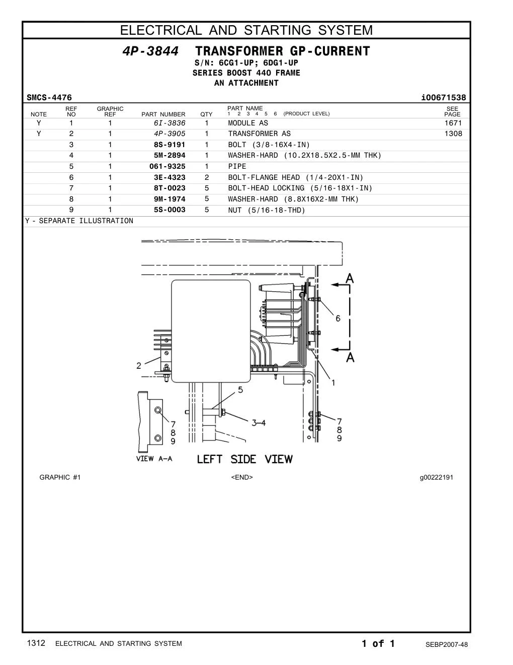 4P-3905 - TRANSFORMER AS