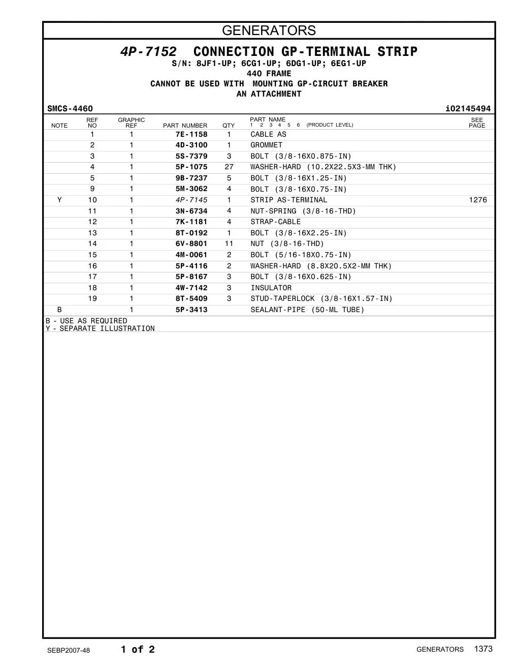 4P-7145 - STRIP AS-TERMINAL