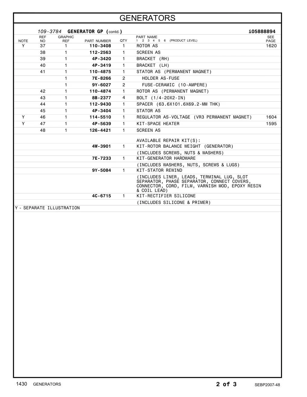 4P-5639 KIT-SPACE HEATER CAT parts manual diagram