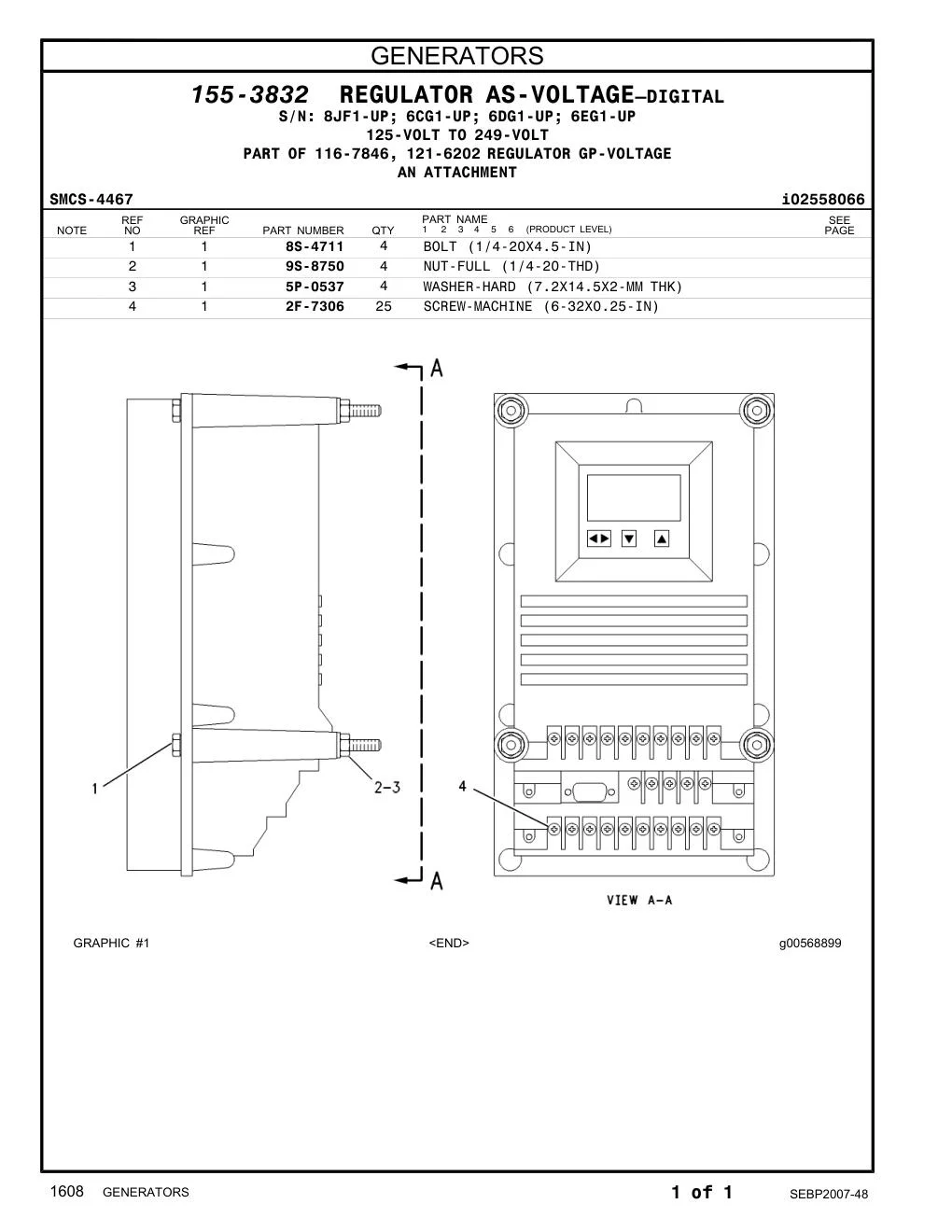 2F-7306 - SCREW-MACHINE (6-32X0.25-IN)