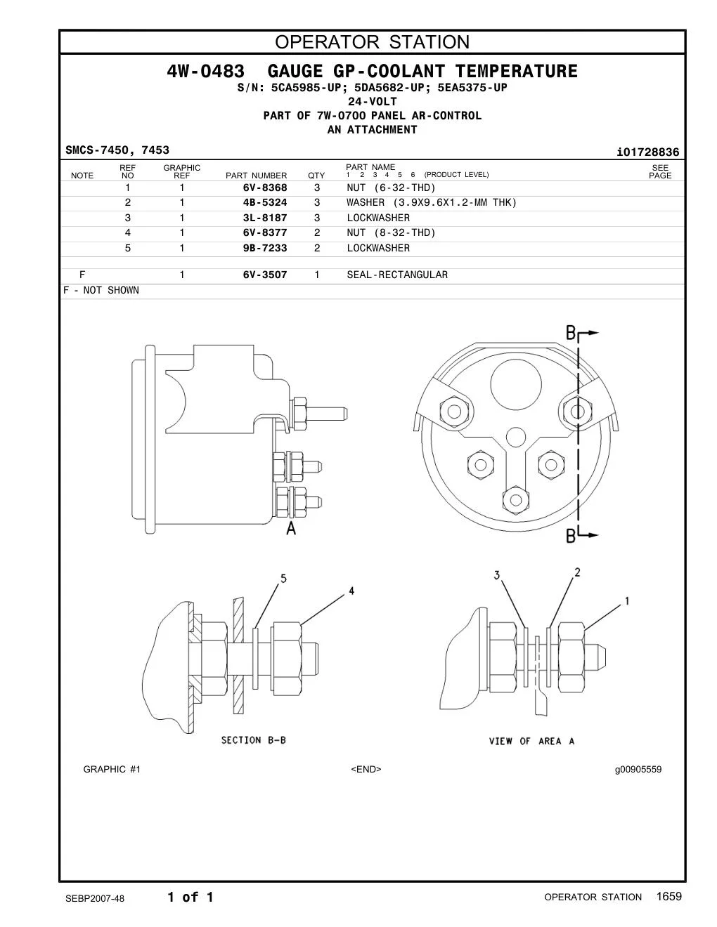 4B-5324 - WASHER (3.9X9.6X1.2-MM THK)