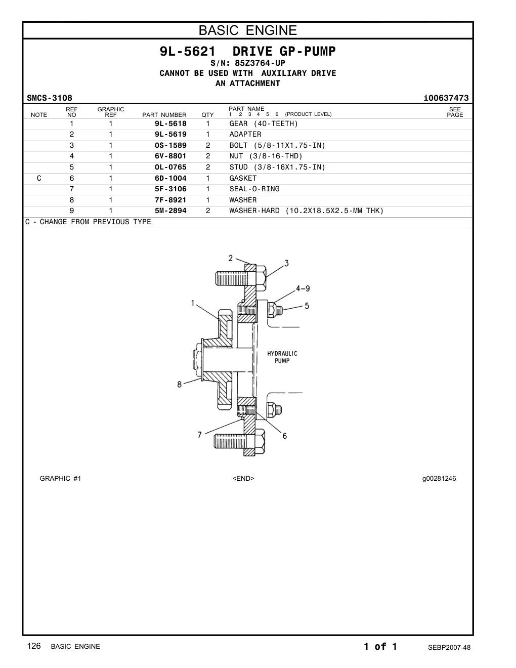 0L-0765 - STUD (3/8-16X1.75-IN)