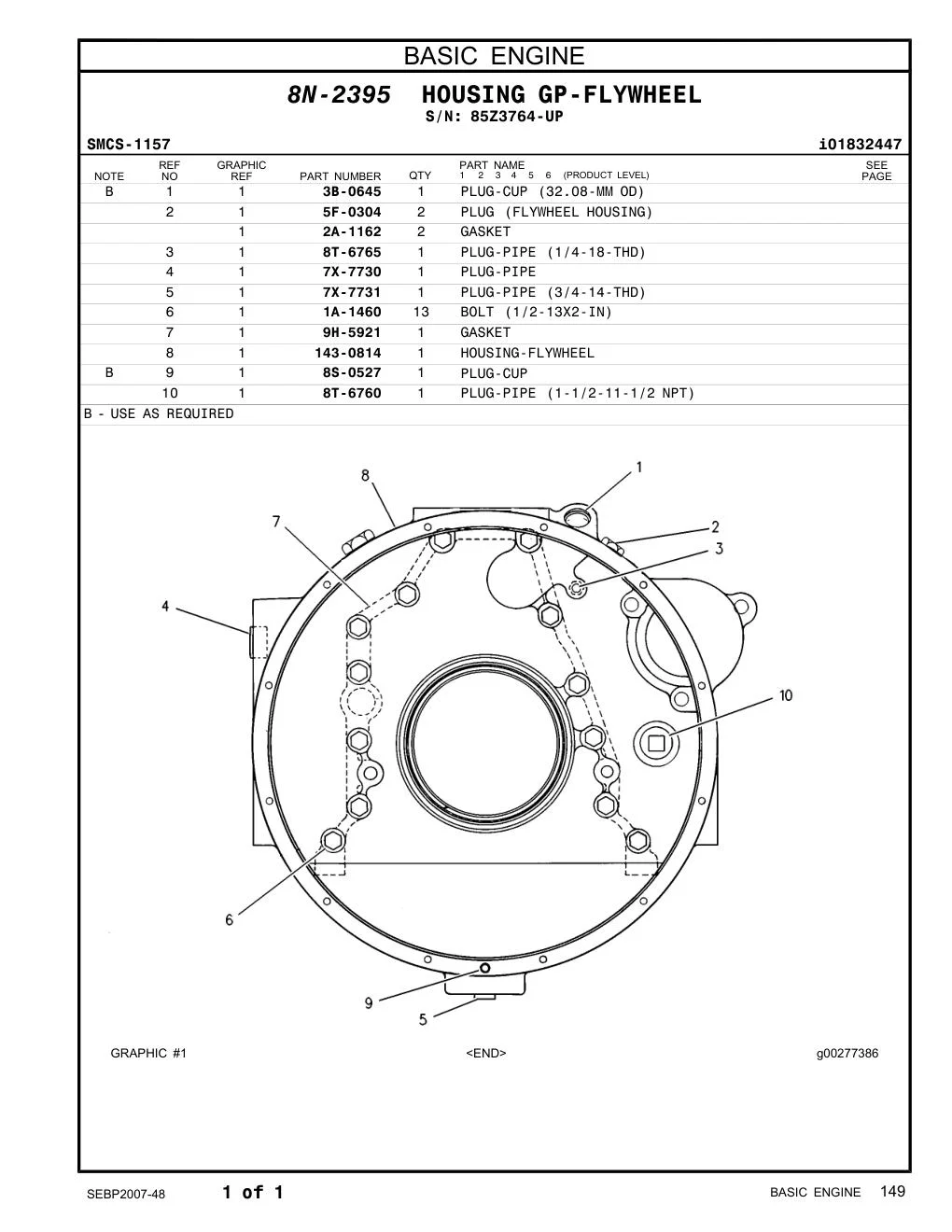 8S-0527 - PLUG-CUP
