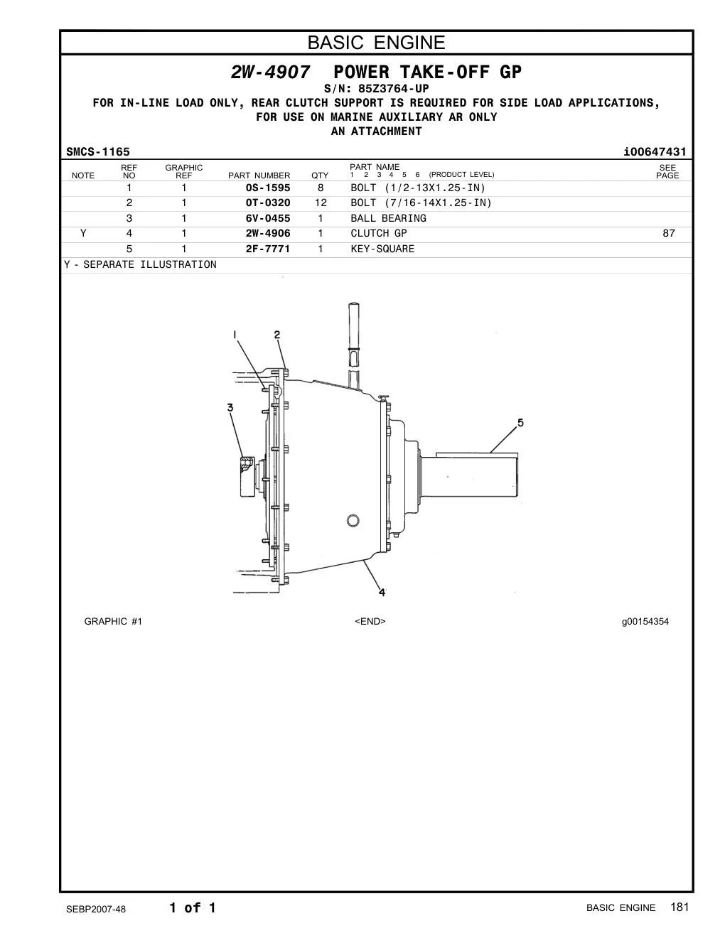 2W-4906 - CLUTCH GP
