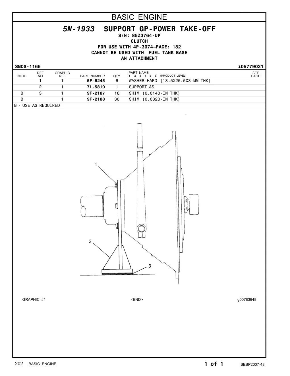 9F-2187 - SHIM (0.0140-IN THK)