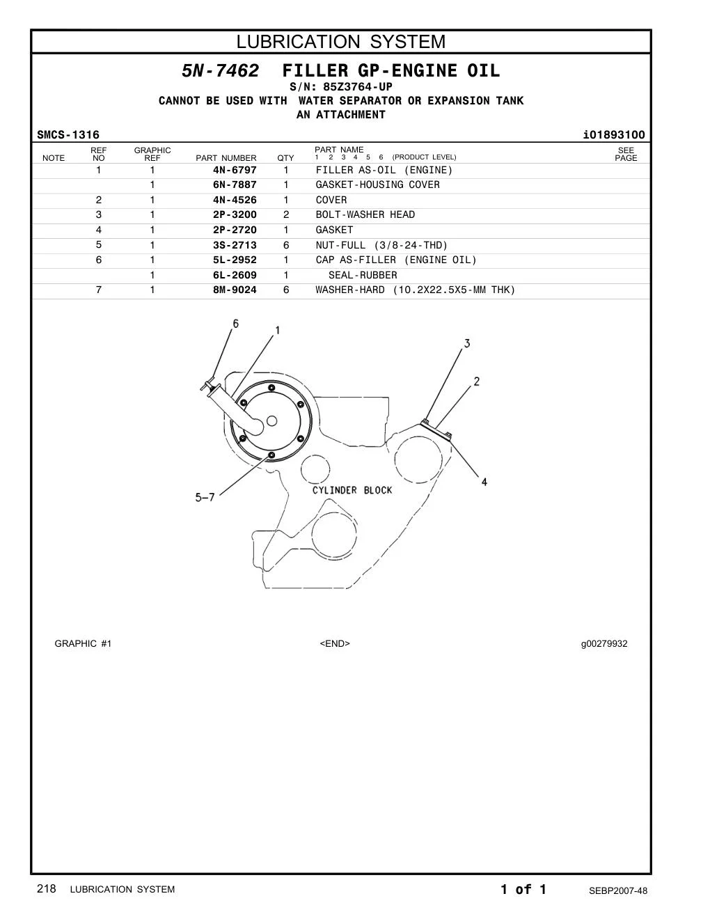 4N-6797 - FILLER AS-OIL (ENGINE)