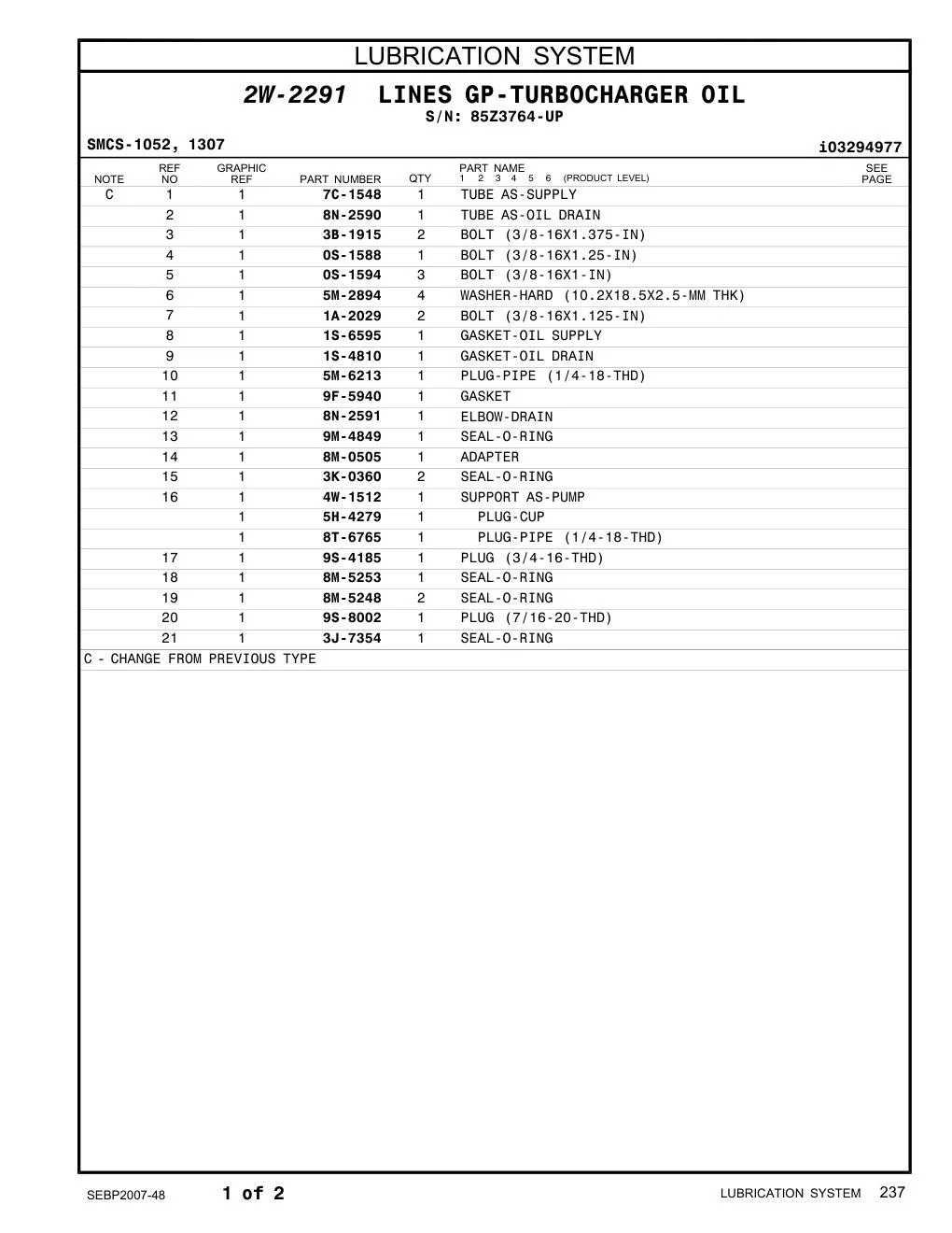 9S-8002 - PLUG-O-RING