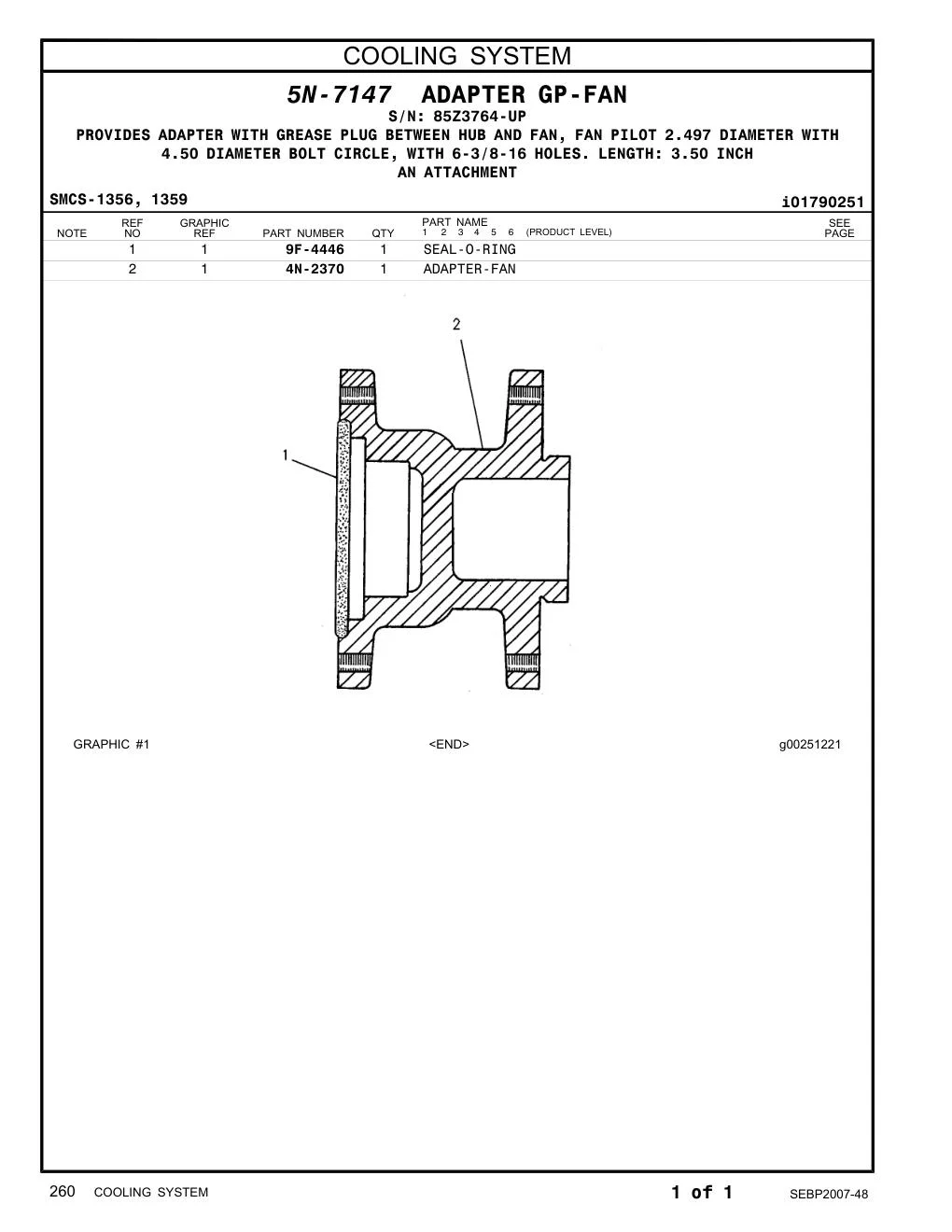4N-2370 - ADAPTER-FAN