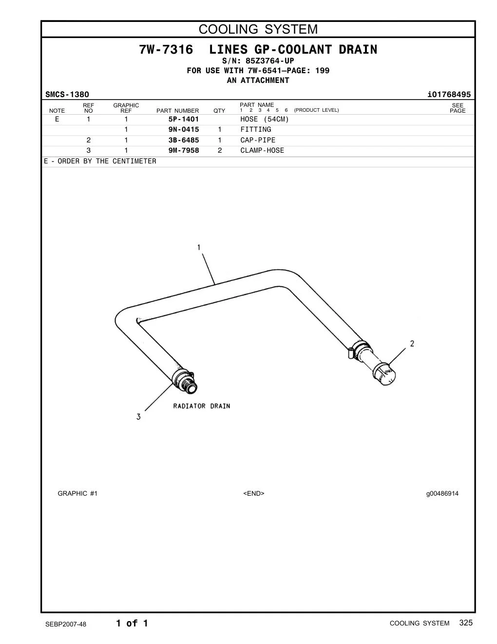 5P-1401 - HOSE (54CM)