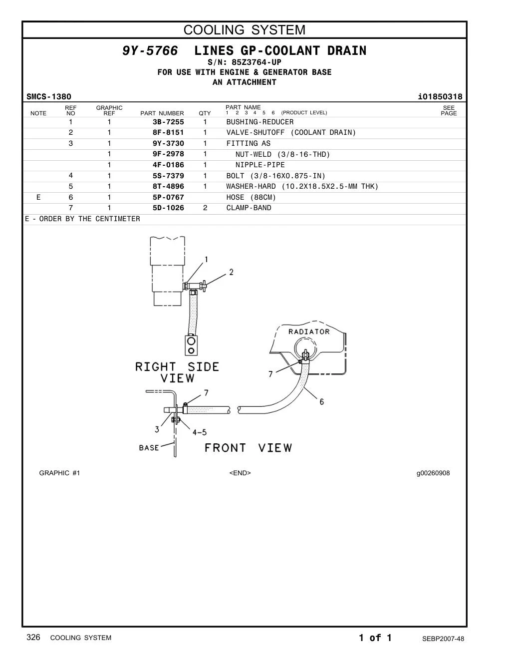 3B-7255 - BUSHING-REDUCING