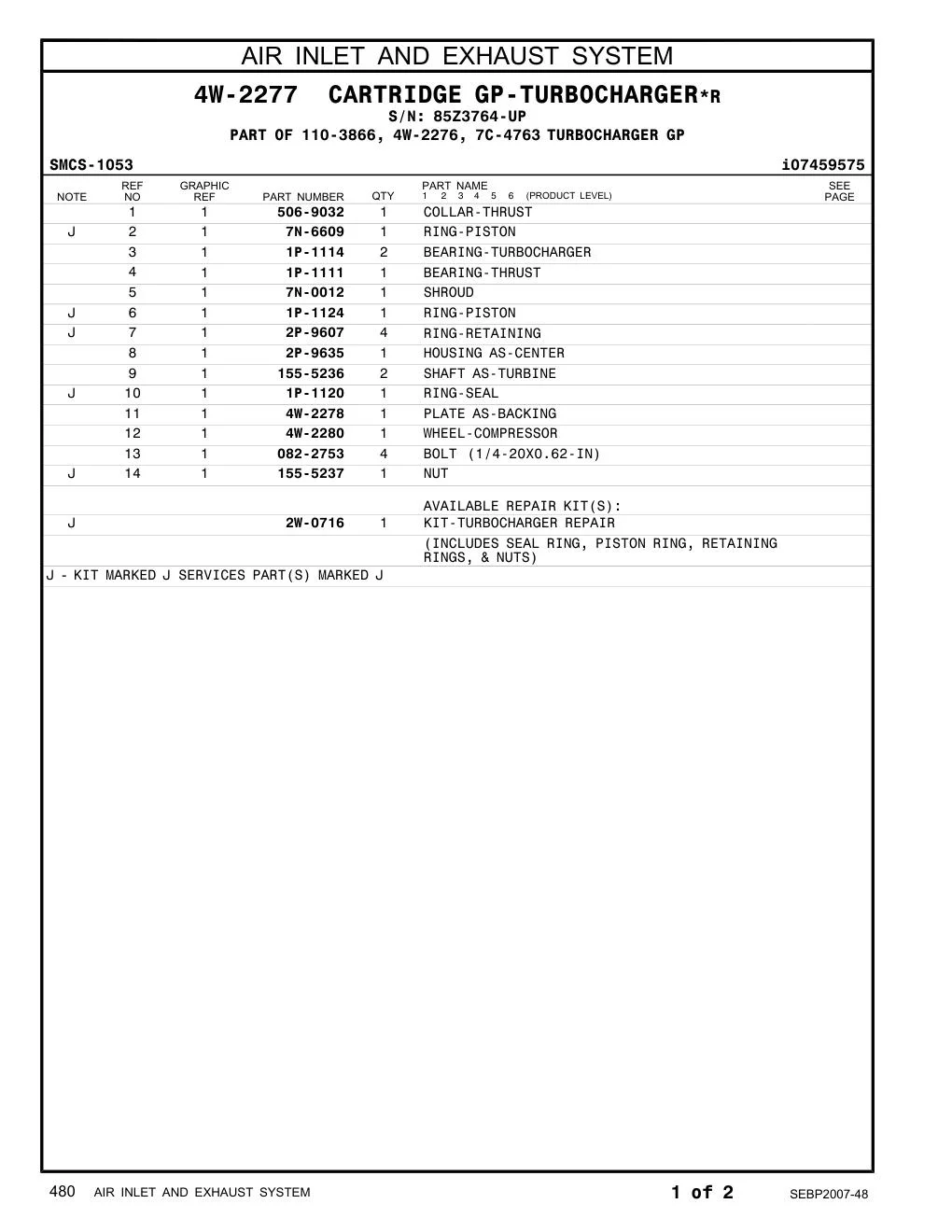 2P-9635 - HOUSING AS-CENTER