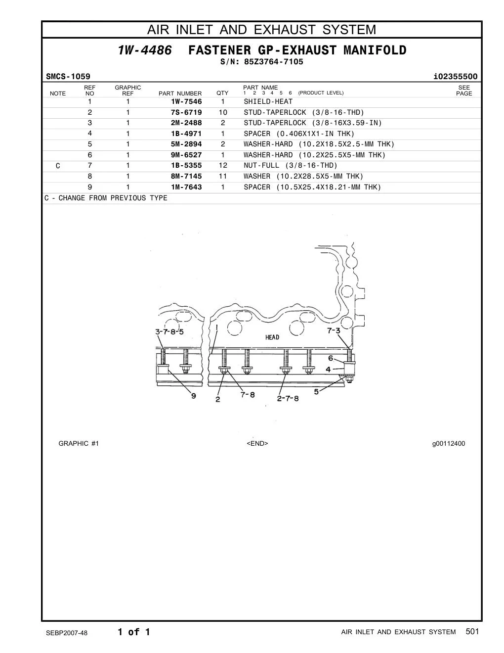 1M-7643 - SPACER (10.5X25.4X18.21-MM THK)