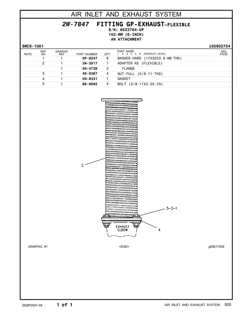 5N-4739 - FLANGE