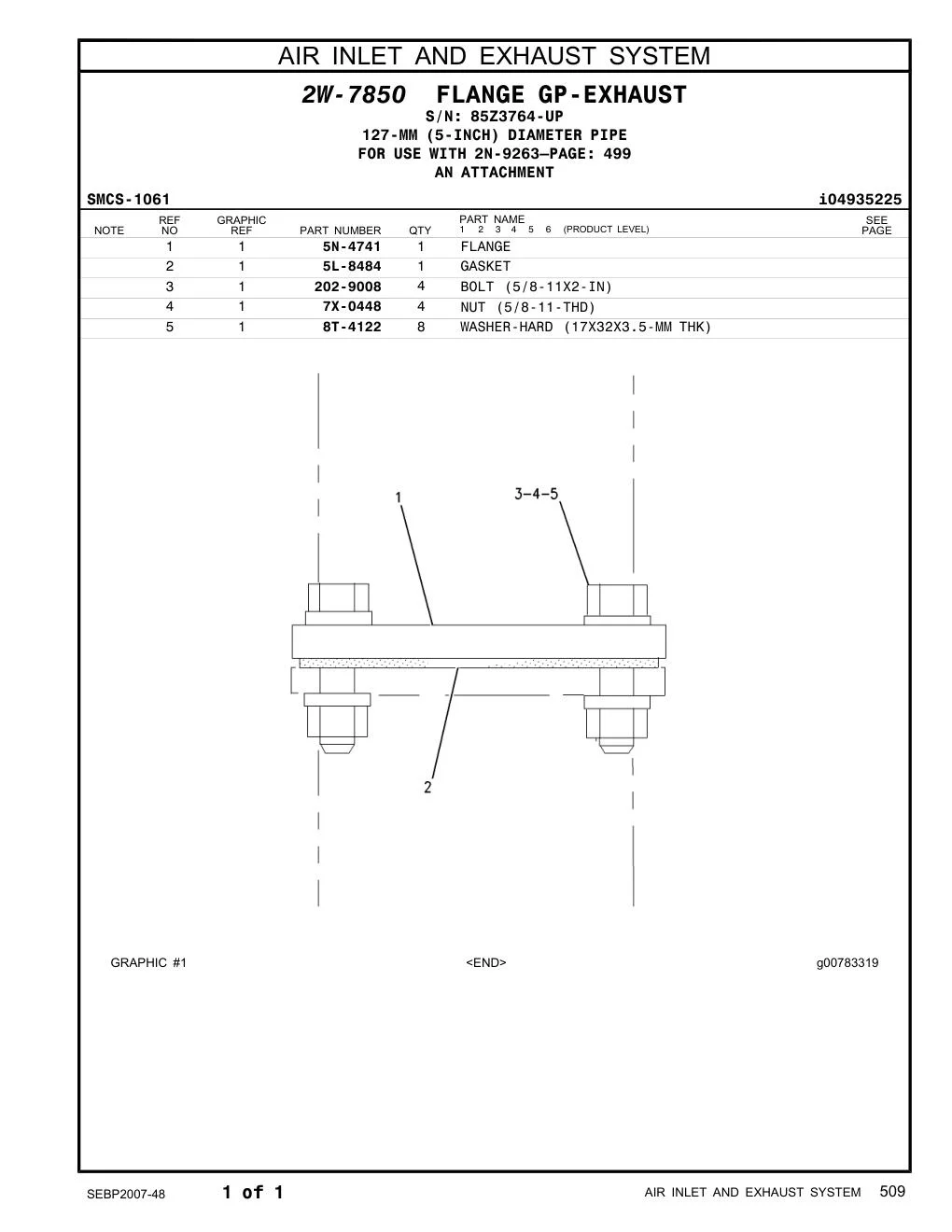 202-9008 - BOLT (5/8-11X2-IN)