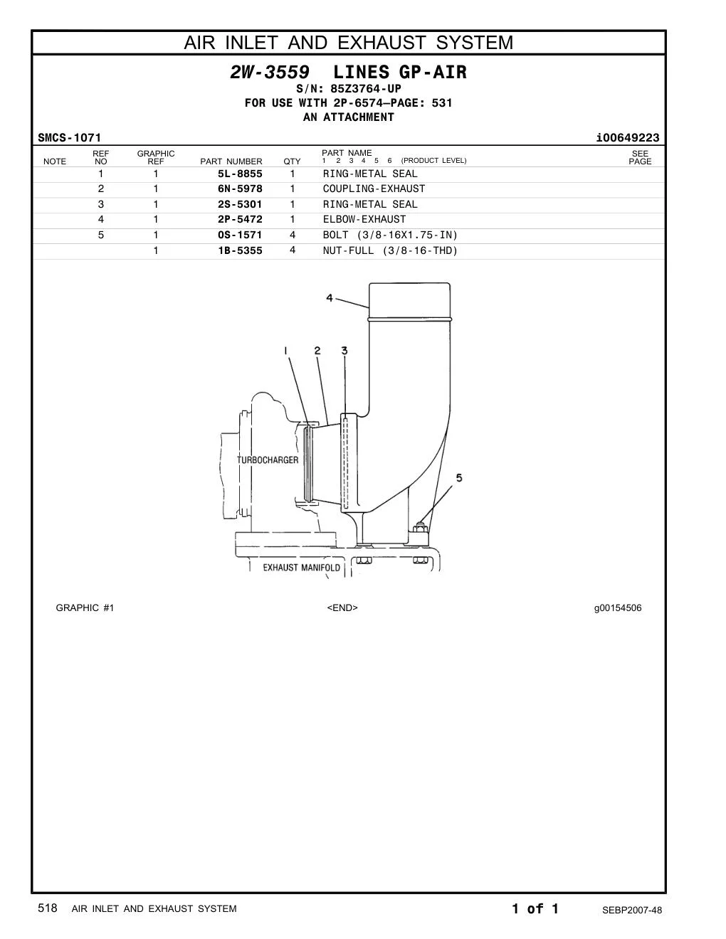 2P-5472 - ELBOW-EXHAUST